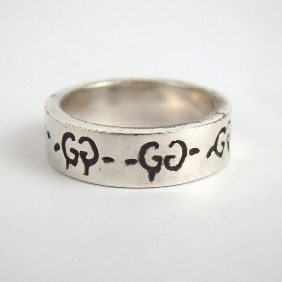 Authentic GUCCI skull icon ring Ag925[Used] - Picture 3 of 7